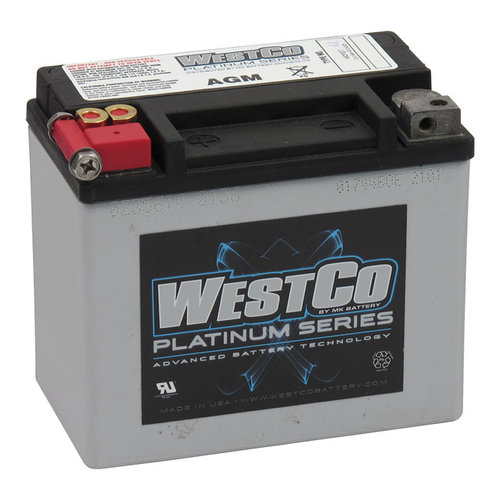 Westco 180CCA AGM-accu 12 V, 10 AMP, universeel