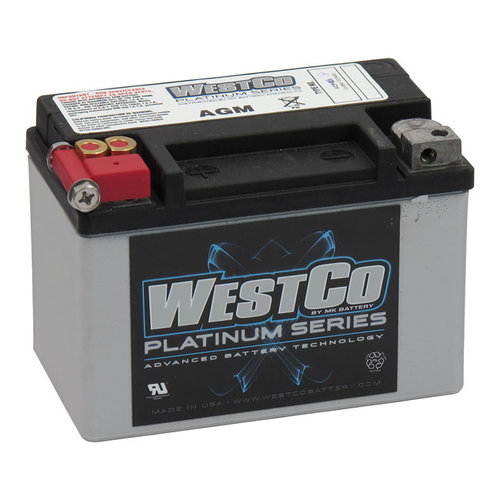 Westco 120CCA AGM Battery 12v, 8AMP, Universal