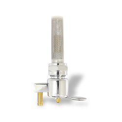 Late style 22mm Petcock Chrome (Select Angle)