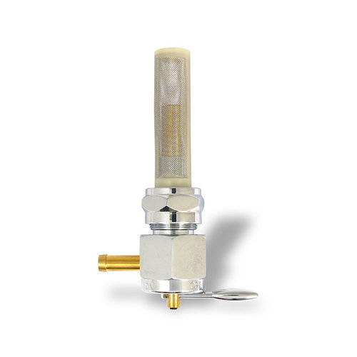 MCS Late stijl 22 mm Benzinekraan Chroom (selecteer hoek)