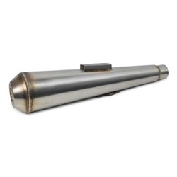 Retro Exhaust muffler stainless steel 35-38-45mm