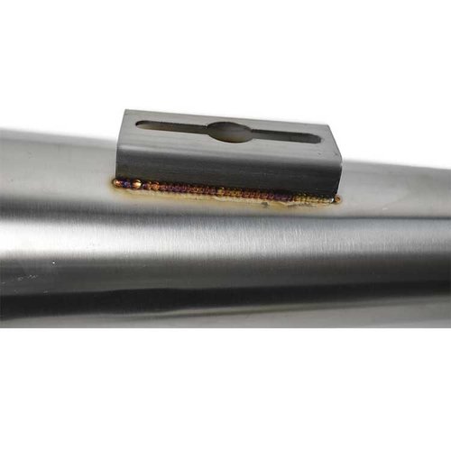 Retro Auspuff Schalldämpfer Edelstahl 35-38-45mm