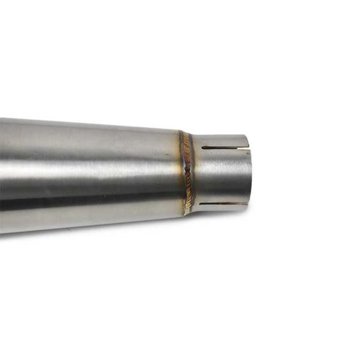 Retro Auspuff Schalldämpfer Edelstahl 35-38-45mm