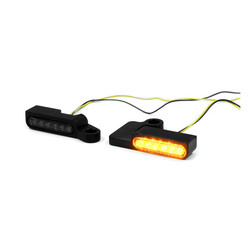 Clignotants LED pour guidon Softail, Dyna, Sportster XL (Sélectionnez les dimensions)