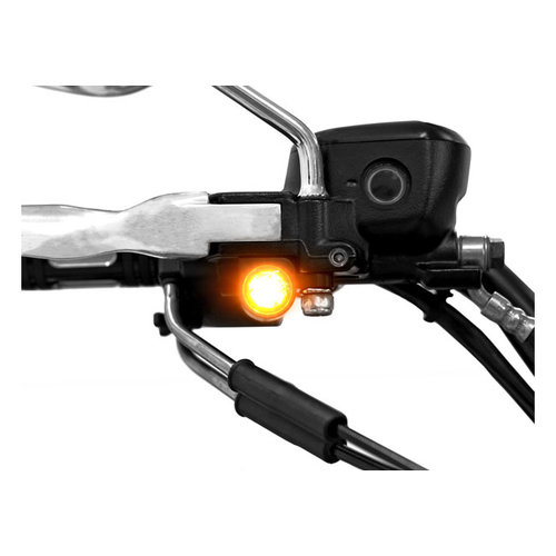 Zieger Clignotants LED pour guidon Softail, Dyna, Sportster XL (Sélectionnez les dimensions)