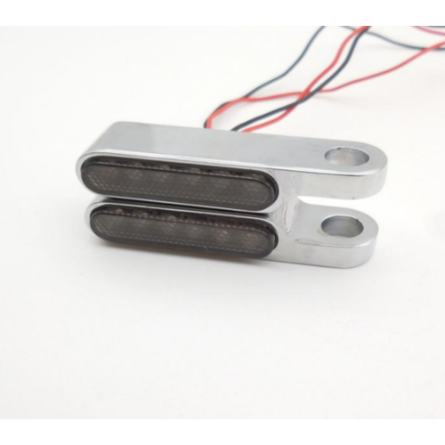 Handlebar Mounting LED Flashing Light Set (Long) (select color)