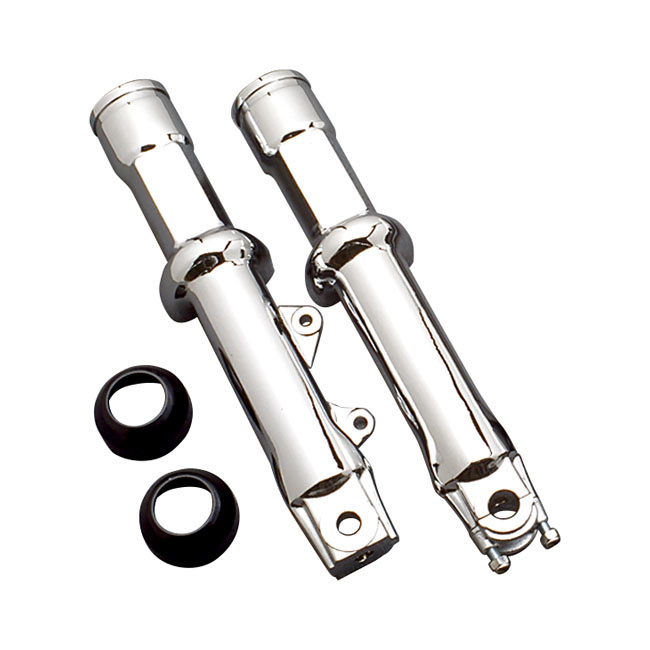 Chrome 39mm Lower Fork Sliders