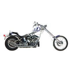 Hochgezogene Drag Pipes Big Twin Softail 86-06