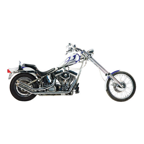 Paughco Hochgezogene Drag Pipes Big Twin Softail 86-06