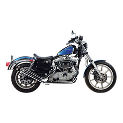 Hochgezogene Drag Pipes 57-85 Sportster XL