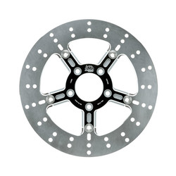 Adrian 5-spoke floating front brake disc 15-20 Softail  06-17 Dyna  08-20  FLH; 09-20 Trike; 14-20 XL