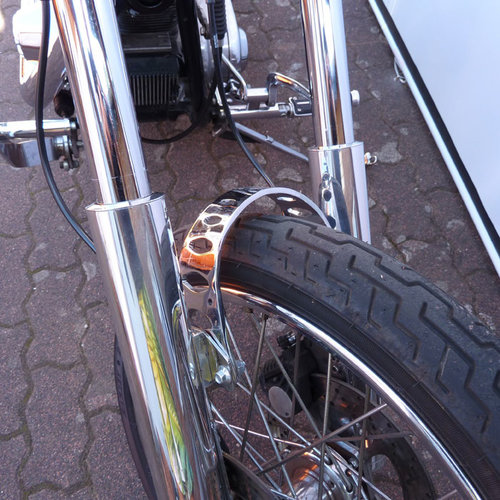 Stabilisateur de fourche avant pour Harley Davidson (large ou étroit)