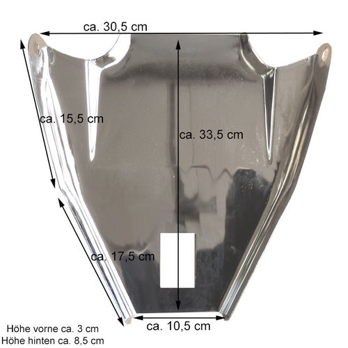 Plaque de protection de siège solo pour Harley FLS Softail