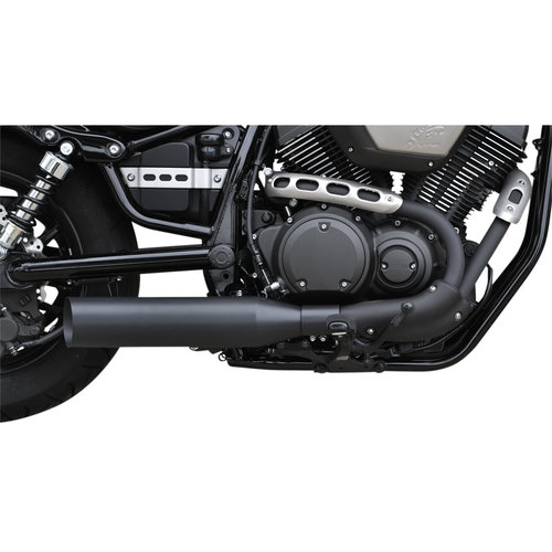 Baron Muffler Slip-On Slash Cut Black XV 950, XVS 950