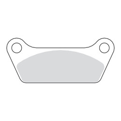 Brake Pads Rear Organic MCB528