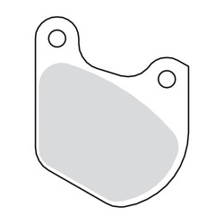 Brake Pads Front & Rear Organic MCB518