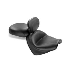 2-P Wide Touring Zadel Plain Zwart 04-09 VTX1300C
