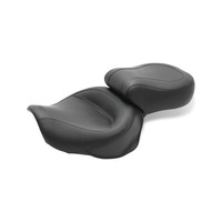 1-Piece 2-Up Wide Touring Vintage Seat Plain Black 00-08 VT1100; 97-08 Spirit; 87-97 Shadow; 95-01 Ace