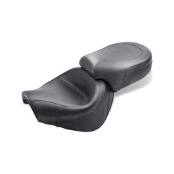 2-P Wide Touring Vintage Zadel Plain Zwart 98-03 VT750