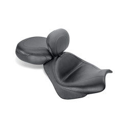 2-P Wide Touring Vintage Seat Plain Black 03-09 VTX1300