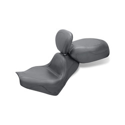 2-P Vintage Sport Touring Seat Plain Black 03-09 VTX1300