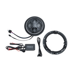 7" LED Headlamp with Bluetooth Controlled LED Halo Orbit Vision