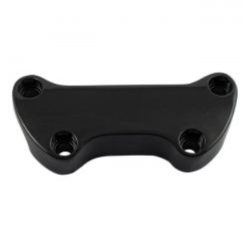 Handlebar Top Clamp Black Plain, W/O Skirt 73-20 B.T. XL