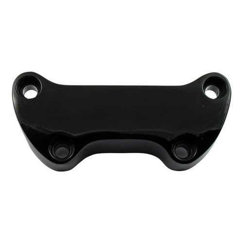 Handlebar Clamp Plain Black , With Skirt 73-20 B.T. XL