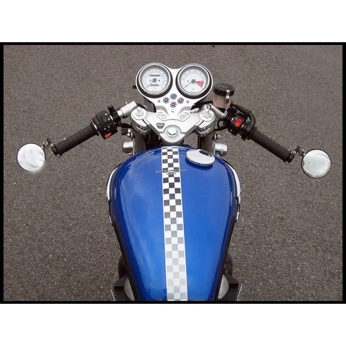 MCU 3"  Lenkerspiegel Aluminium Verchromt