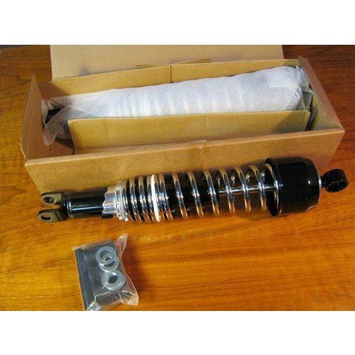 Emgo Black & Chrome Chopper Shocks Type 4