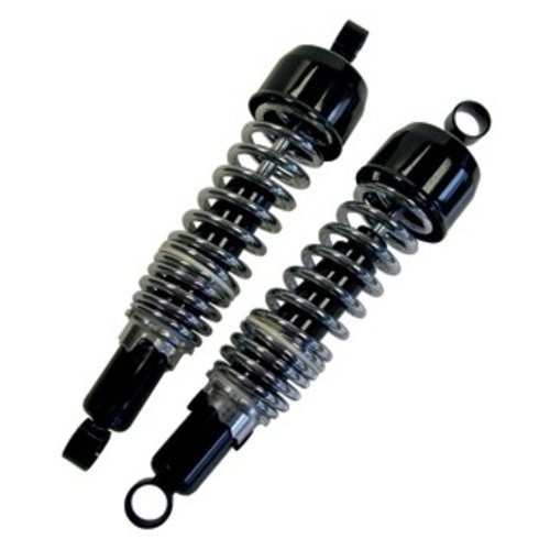 Emgo 325MM Universele Schokbrekers Zwart & Chroom