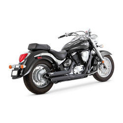 Échappement Twin Slash Staggered 2-2 Noir 05-09 VL800