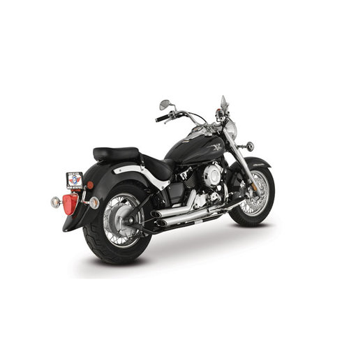 Vance & Hines Échappement Shortshots Staggered 2-2 Chrome 04-15 V-Star