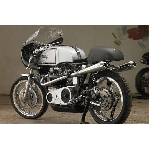305 mm Norton Schokbrekers met open chromen veer Type 8