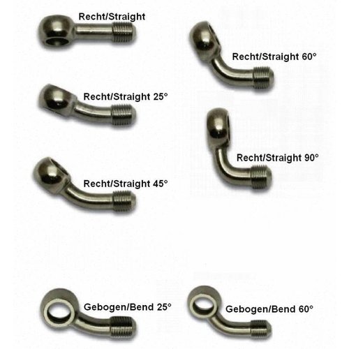 Vis banjos pour les conduites de freinages (toutes sortes)