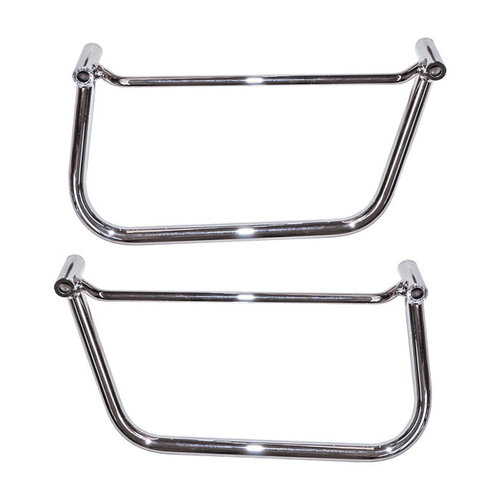 Longride Saddlebag Holder Chrome 07-15 VXS1300, 00-15 XVS950