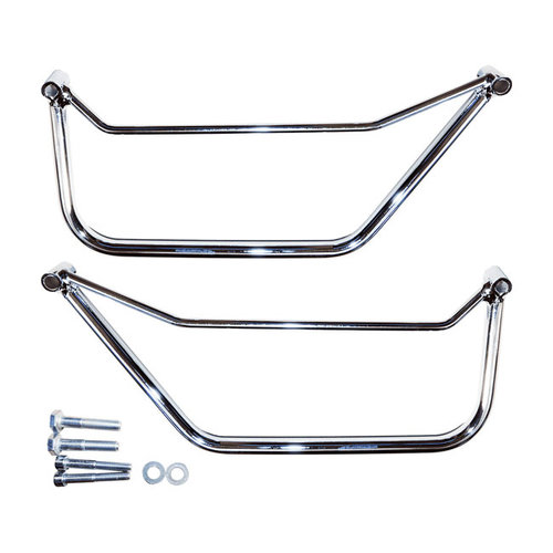 Longride Saddlebag Holder Chrome 97-03 VT 750