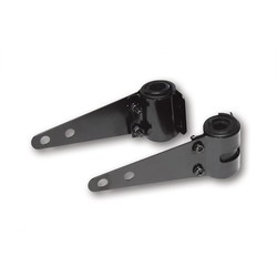 Chopper  Black Headlight Brackets 30mm - 38mm