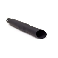 40CM Schwarze Slash Cut Shorty Schalldämpfer