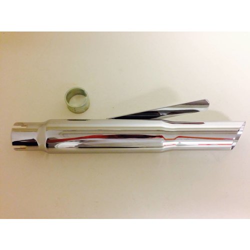 Emgo Pot d'échappement "Shorty" chromé