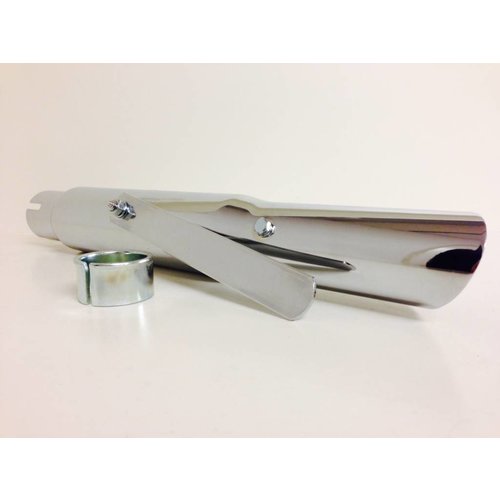 Emgo Slash Cut Shorty Chrome