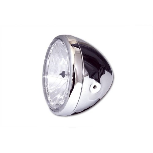 Highsider 7" Reno 1 Hauptscheinwerfer mit Prismenreflektor Verchromt