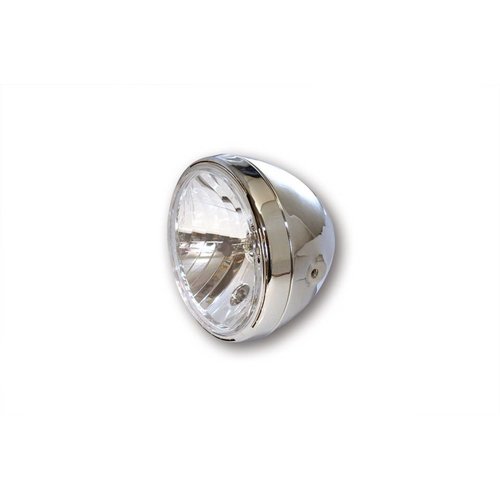 Highsider 7" Reno 2 Hauptscheinwerfer mit LED Positionsleuchte im Lampenring Verchromt