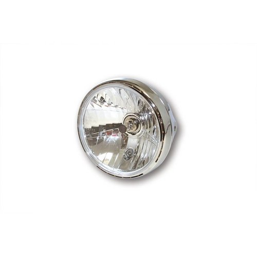 Highsider 7" Clear Chrome Headlight RENO 2