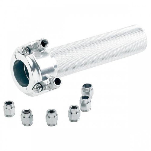 Biltwell Doppelkabel 1 "Whiskey Gas Gasgriff poliert