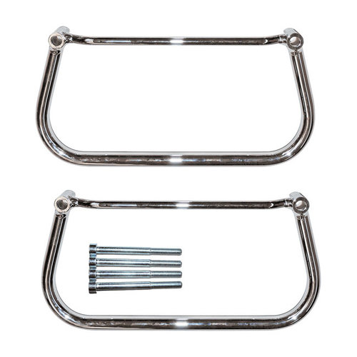 Longride Saddlebag Holder Chrome 05-21 VL800, C800, VZ800, M800