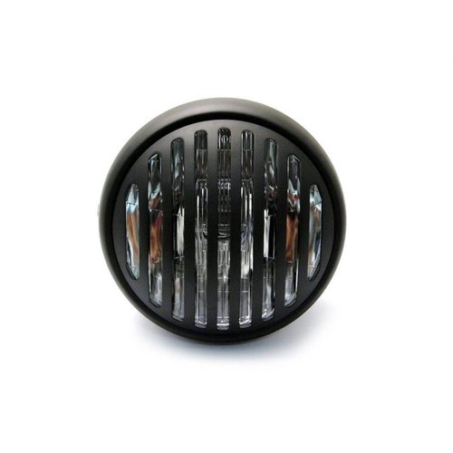 6.75" Steampunk Chopper Koplamp Mat Zwart