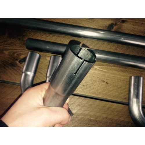 38MM DIY Auspuff Rohr Kit Stahl