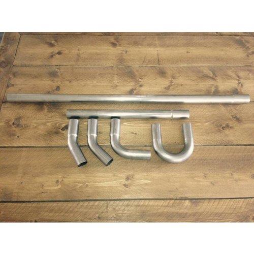 38MM DIY Auspuff Rohr Kit Stahl