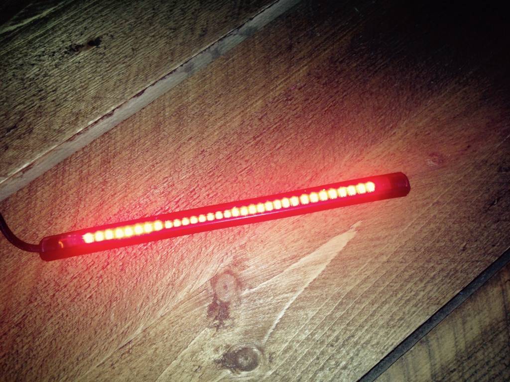 LED Rücklicht Stripe rot
